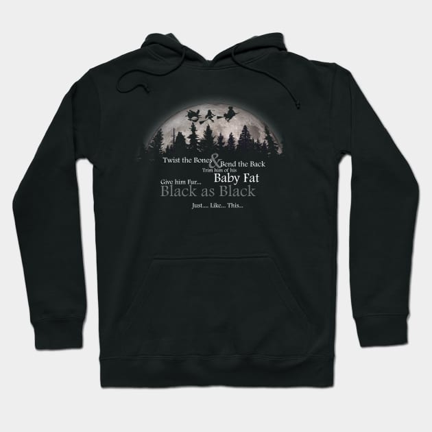 Hocus Pocus Thackery Binx Cat Spell Hoodie by NerdShizzle